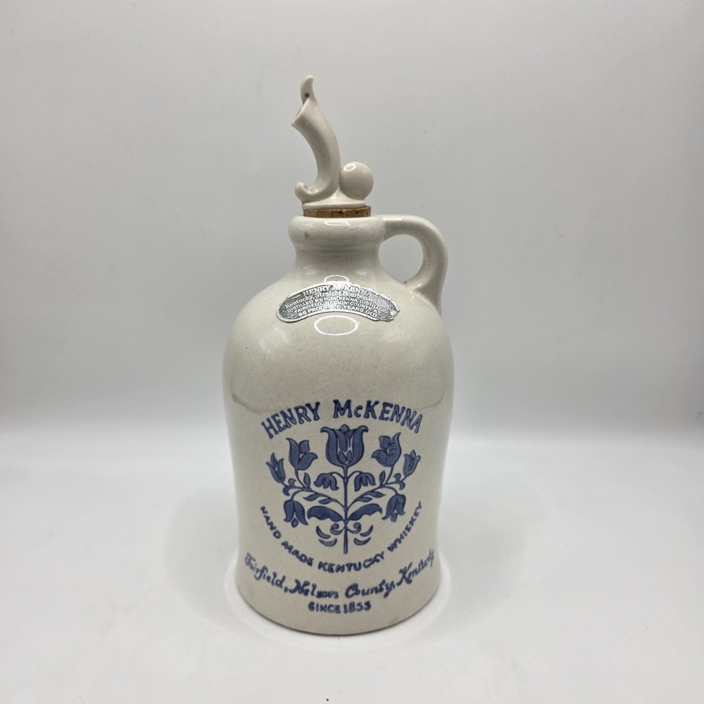 Henry McKenna Hand Made Kentucky Stoneware Jug 4/5 Quart